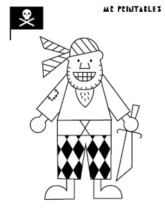 Pirates Coloring Pages - Mr Printables