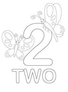 Number Coloring Pages | Mr Printables