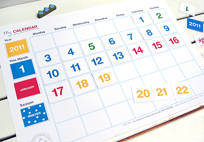 printable calendars for kids. fun calendars children can