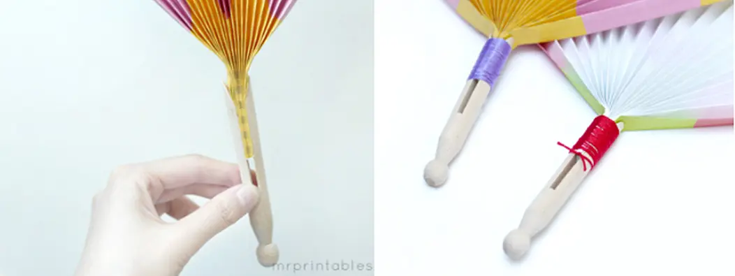 How to make summer paper fans