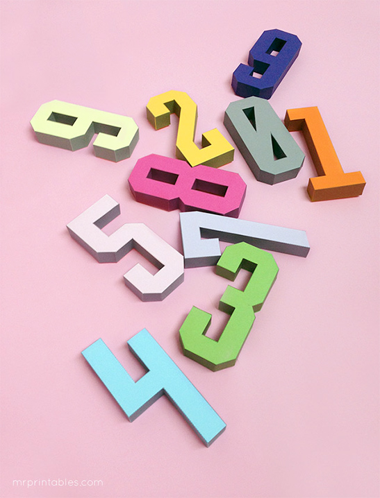 3D Number Templates — image 3