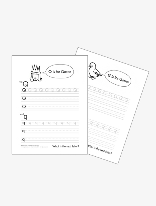 Alphabet Tracing Worksheets