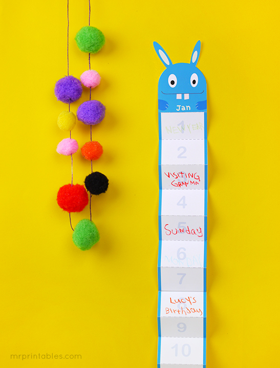 Monthters! Printable Monthly Calendars — image 2