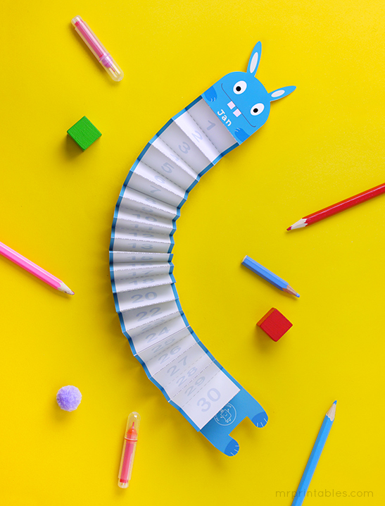 Monthters! Printable Monthly Calendars — image 1