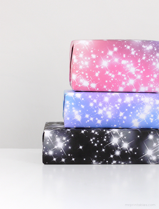Sparkling Stars Gift Wrap — image 2