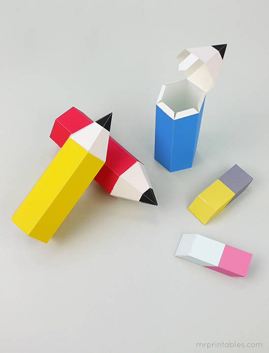 Back to School Pencil Favor Boxes — image 2