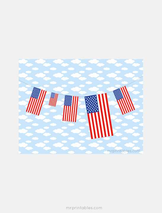 Printable American Flag