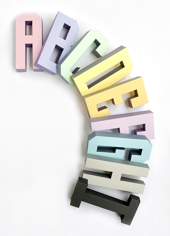 3D Alphabet Templates — image 2