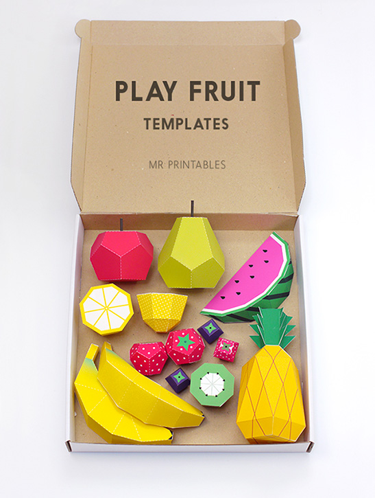 Paper Fruit Templates — image 1