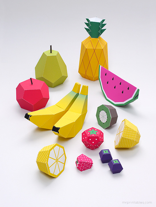 Paper Fruit Templates — image 2