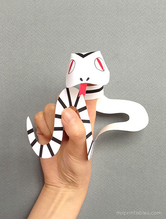 Snake Finger Puppets — image 2