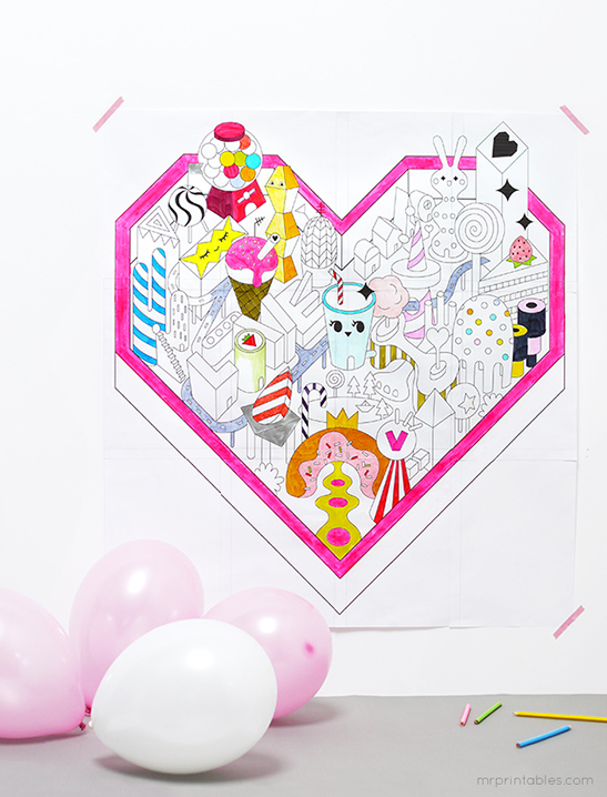 Valentine Coloring Pages