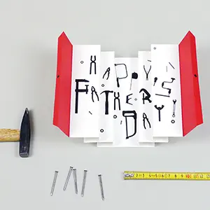 3D Tool Box Card for Father's Day