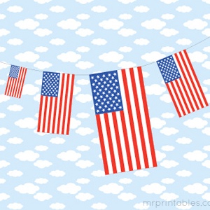 Printable American Flag