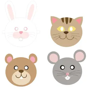 Printable Animal Masks