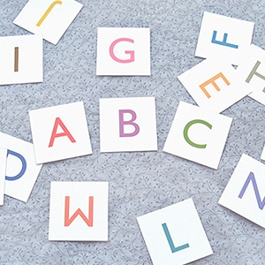 Basic Alphabet Cards