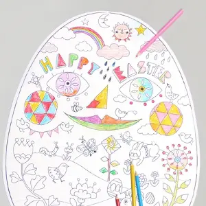 Giant Easter Egg Coloring