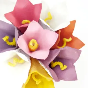 Egg Carton Lillies