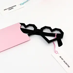 Heart Glasses Valentine Cards