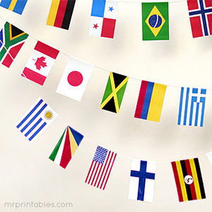 Printable World Flags