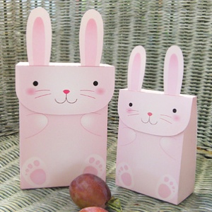 Bunny party favor bags