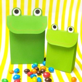 Frog Party Favor Bags