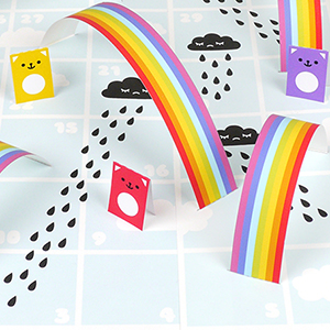 Rain & Rainbow board game