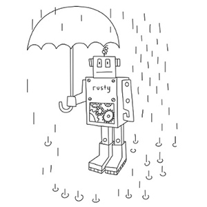 robot coloring pages mr printables