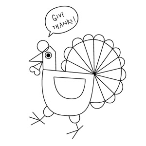 Thanksgiving coloring pages