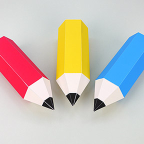 Back to School Pencil Favor Boxes