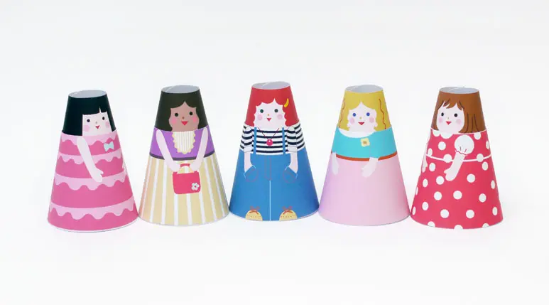 Print and make easy to assemble Paper Toys for free!