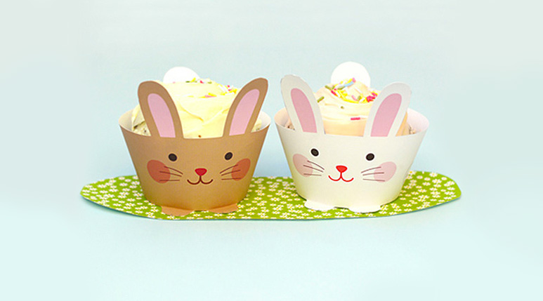 Bunny Cupcake Wrappers