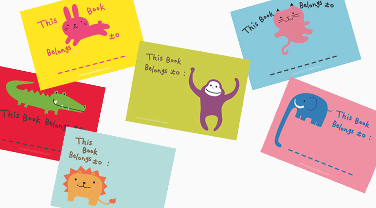 Fun Bookplates for Your Favorite Children's Books