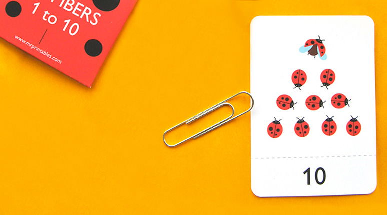 number flash cards 1 to 10 mr printables