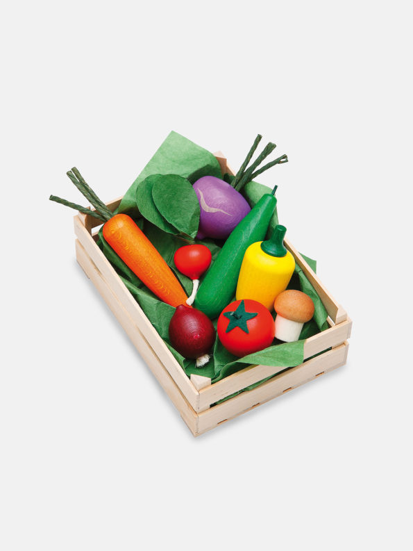 Wooden Vegetables Play Food Set
